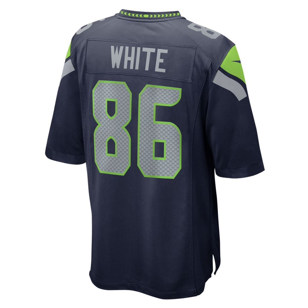 Seattle Seahawks Ricky White Nike College Navy Team Game Jersey product image 3, provided for visual reference and product