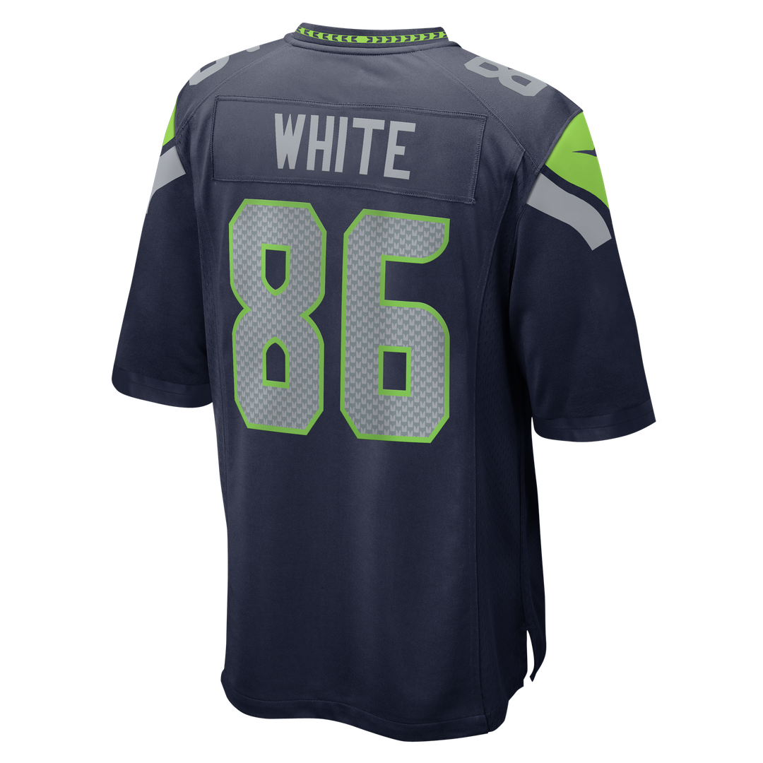 Seattle Seahawks Ricky White Nike College Navy Team Game Jersey product image 3, provided for visual reference and product