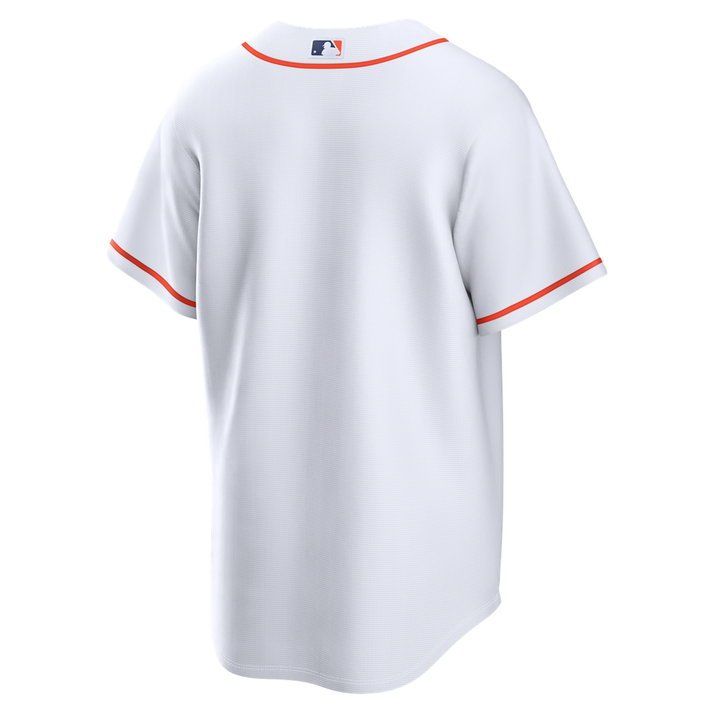 Houston Astros Nike White Home Replica Jersey product image 8, provided for visual reference and product detail review