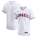Los Angeles Angels Nike White Home Elite Jersey product image 1, provided for visual reference and product detail review