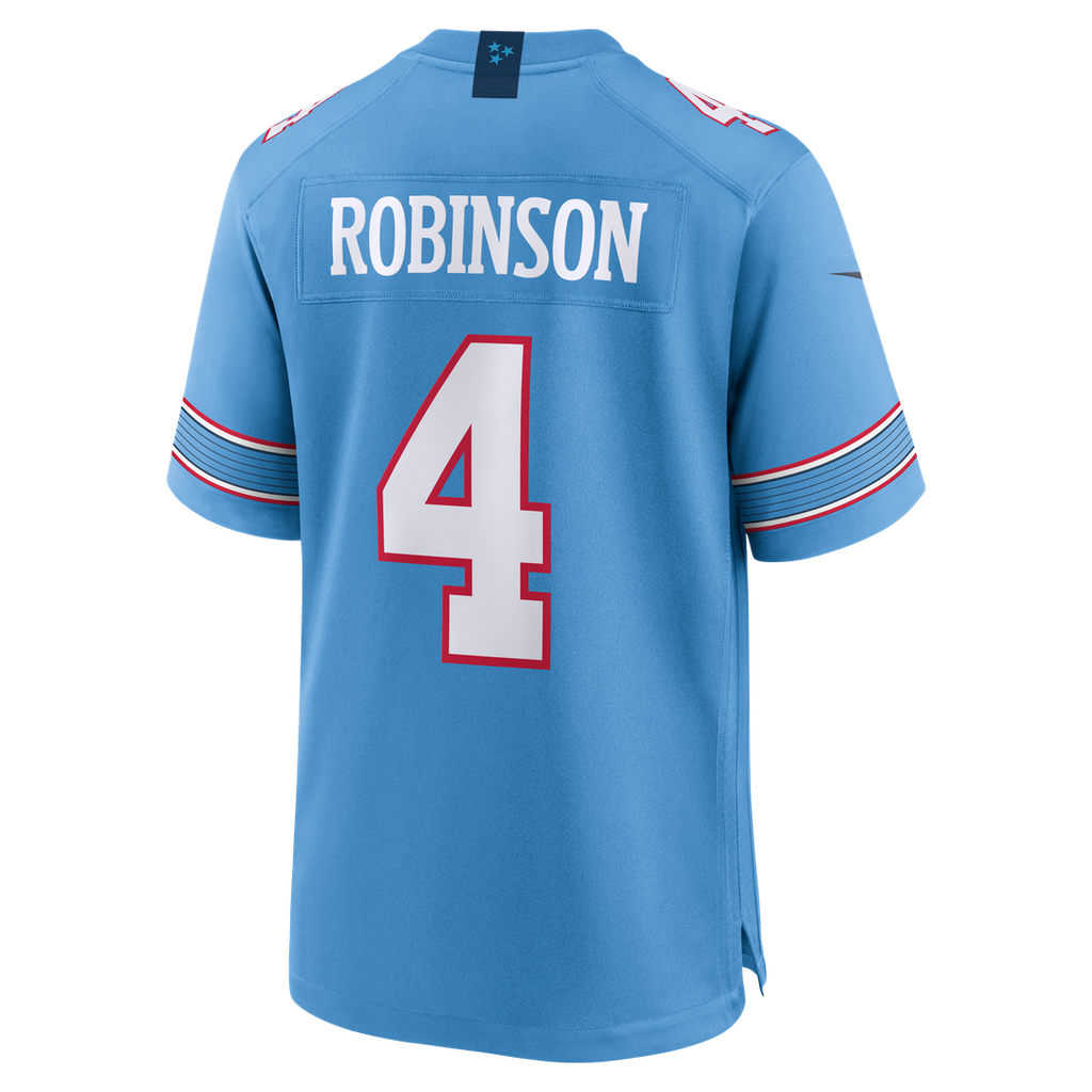Tennessee Titans Wan'Dale Robinson Nike Light Blue Team Game Jersey product image 3, provided for visual reference and