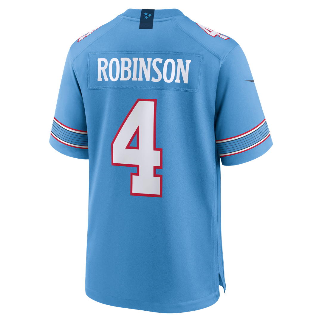 Tennessee Titans Wan'Dale Robinson Nike Light Blue Team Game Jersey product image 3, provided for visual reference and