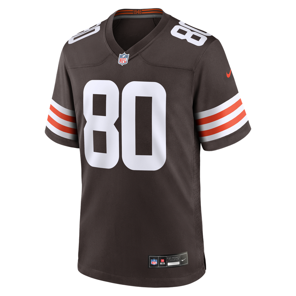 Cleveland Browns Jamari Thrash Nike Brown Team Game Jersey product image 2, provided for visual reference and product detail
