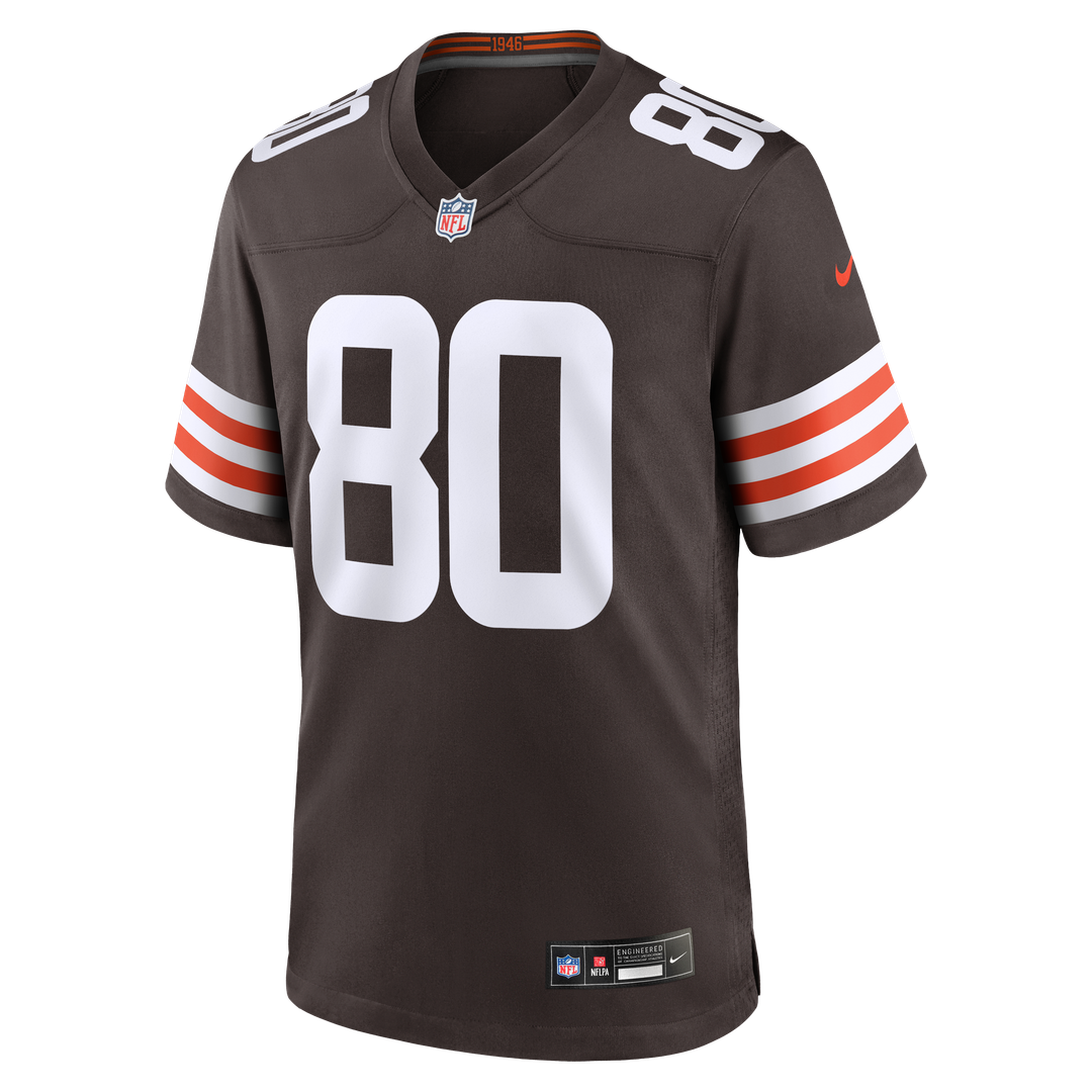 Cleveland Browns Jamari Thrash Nike Brown Team Game Jersey product image 2, provided for visual reference and product detail