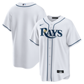 Tampa Bay Rays Nike White Home Big & Tall Replica Jersey product image 1, provided for visual reference and product detail
