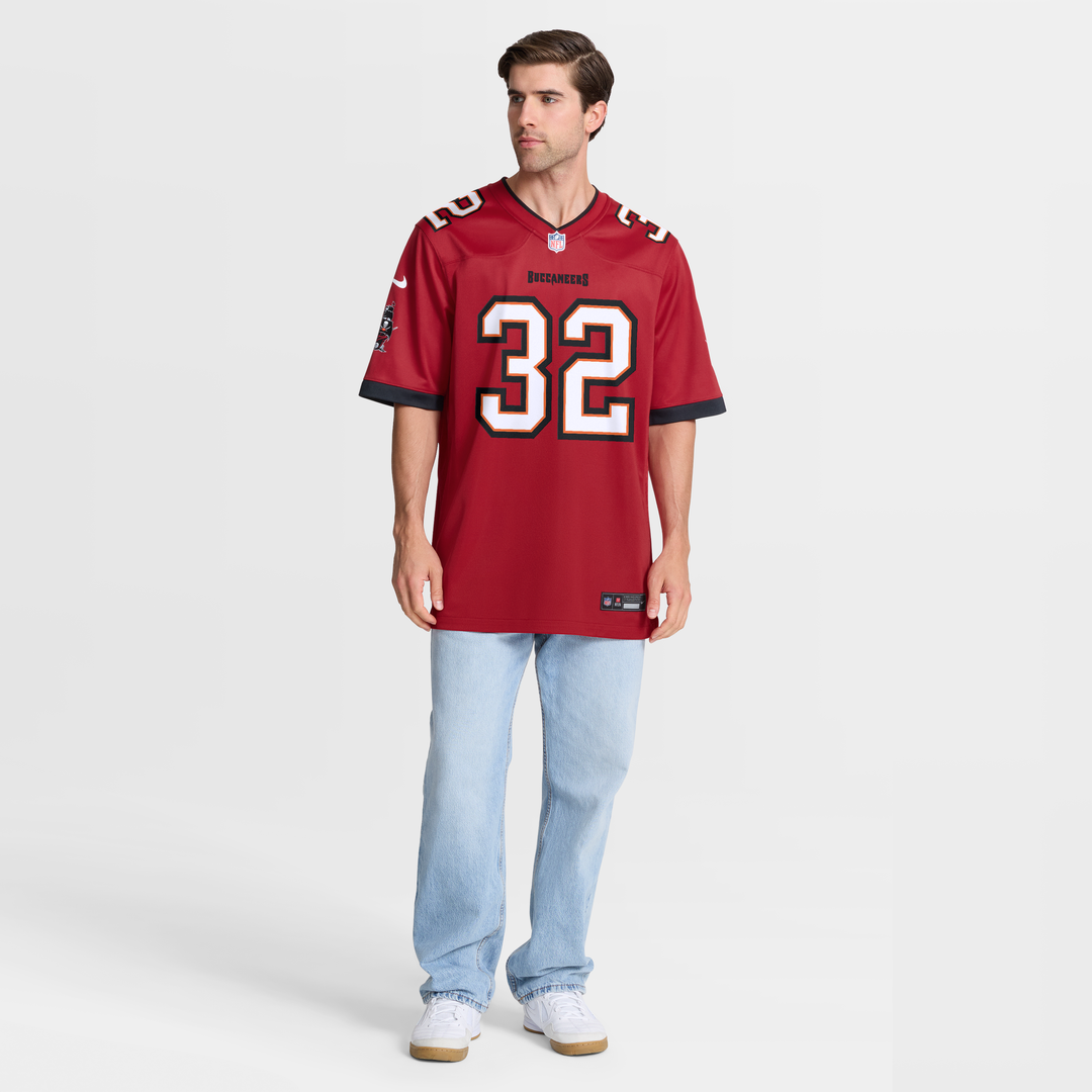 Tampa Bay Buccaneers James Wilder Nike Red Game Retired Player Jersey product image 7, provided for visual reference and