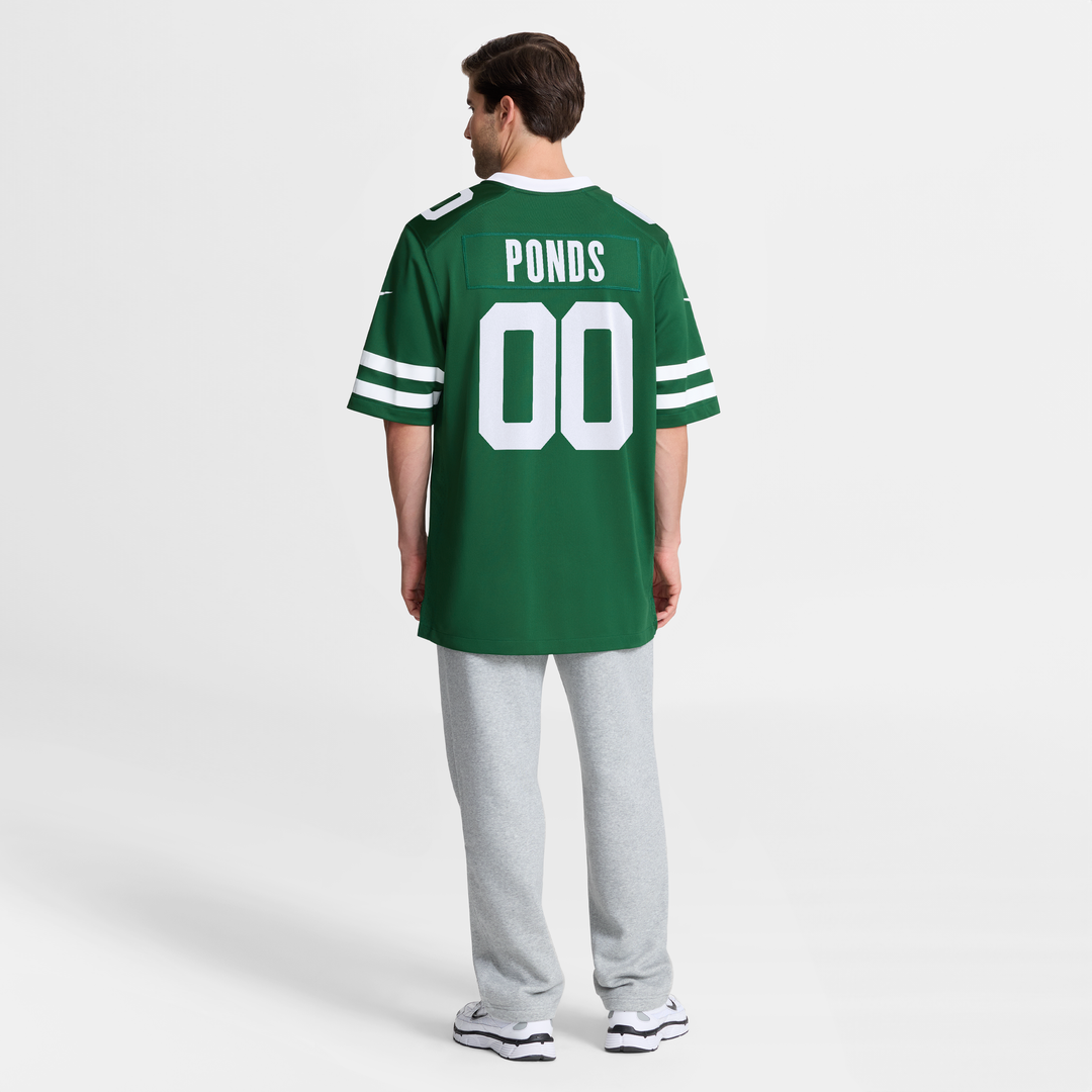 New York Jets D'Angelo Ponds Nike Legacy Green Game Jersey product image 8, provided for visual reference and product detail