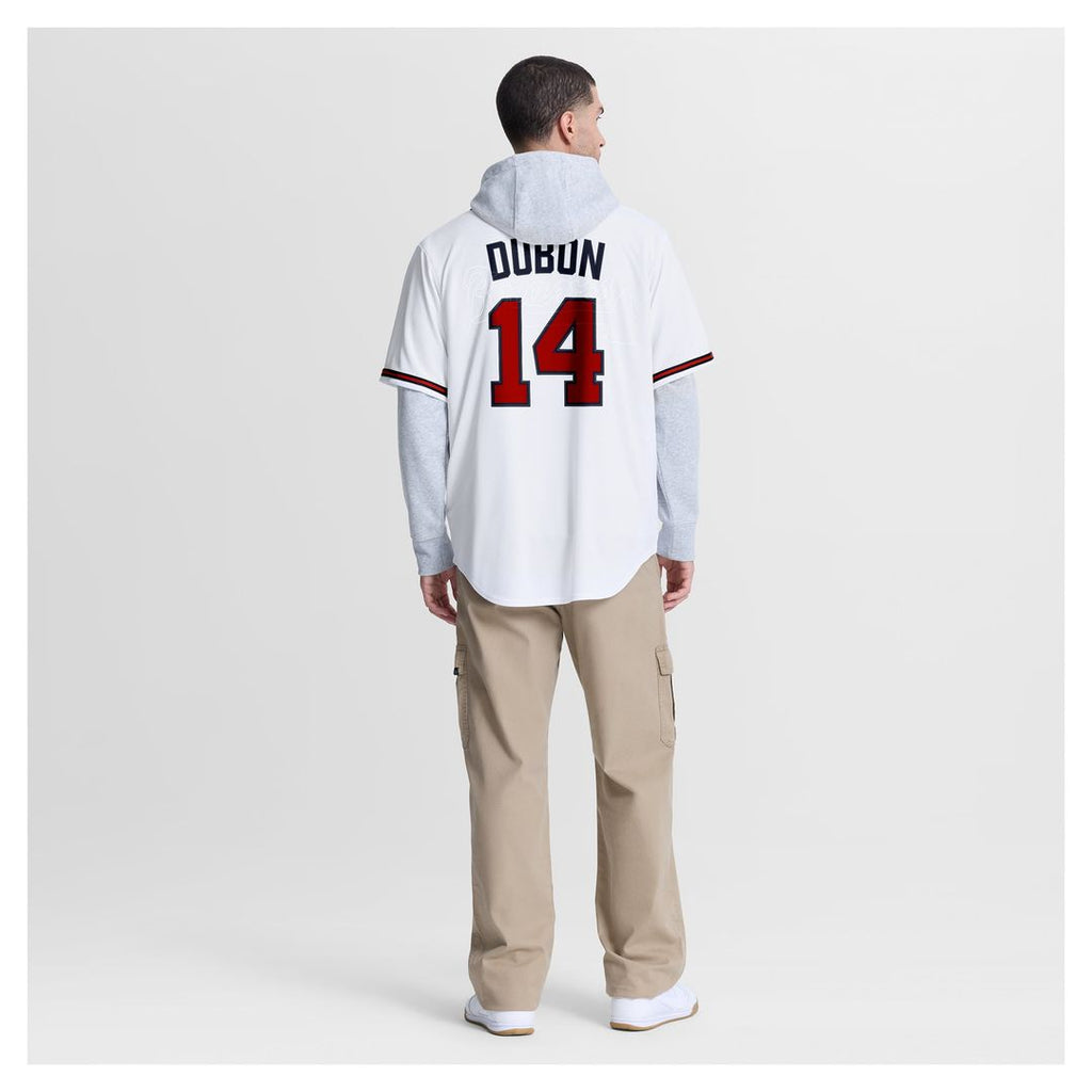 Atlanta Braves Mauricio Dubón Nike White Home Replica Jersey product image 5, provided for visual reference and product
