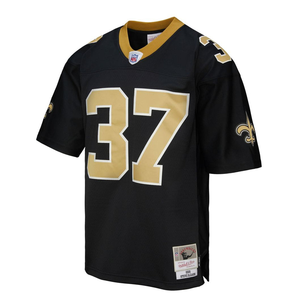 New Orleans Saints Steve Gleason Mitchell & Ness Black Legacy Replica Jersey product image 2, provided for visual reference
