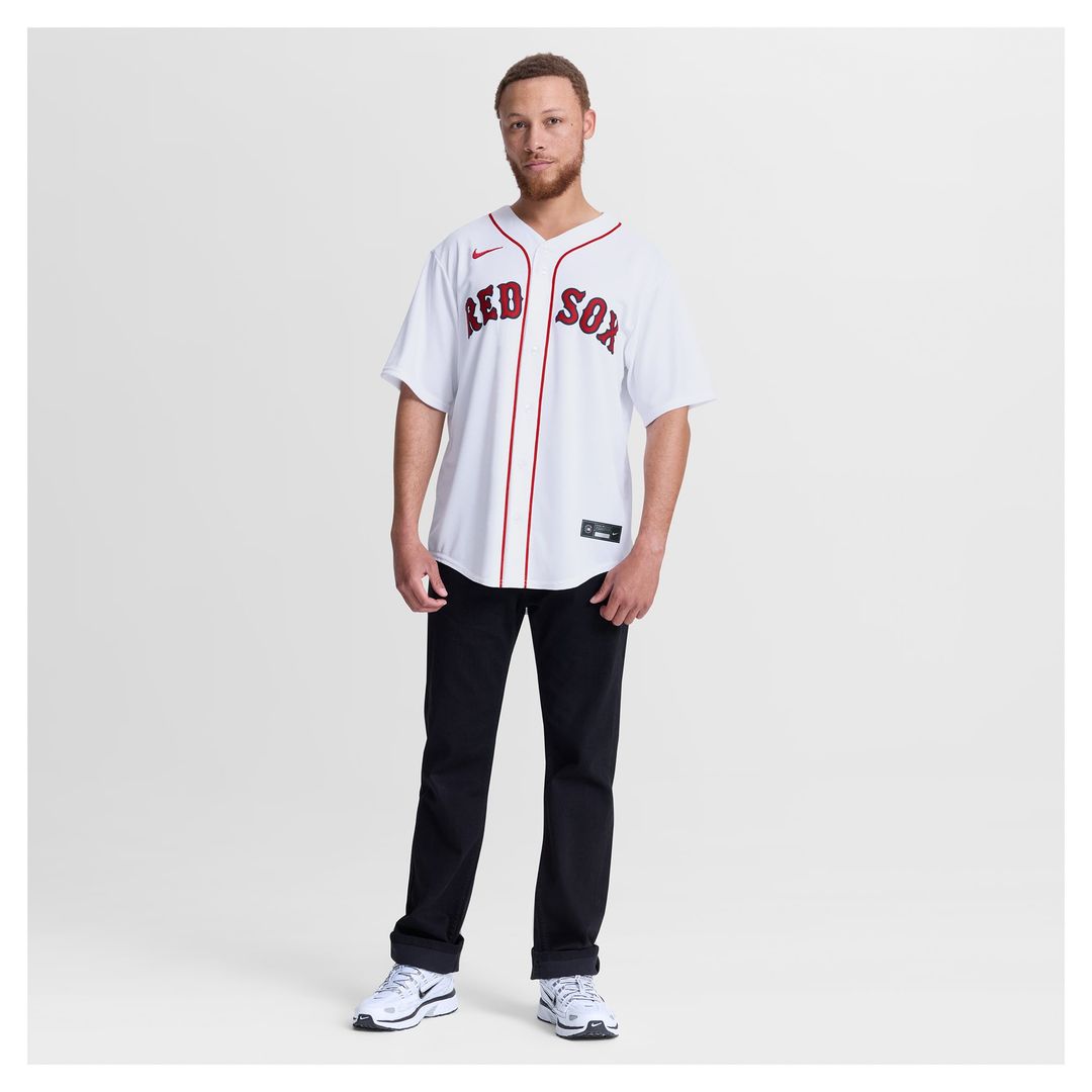 Boston Red Sox Isiah Kiner-Falefa Nike White Home Replica Jersey product image 4, provided for visual reference and product