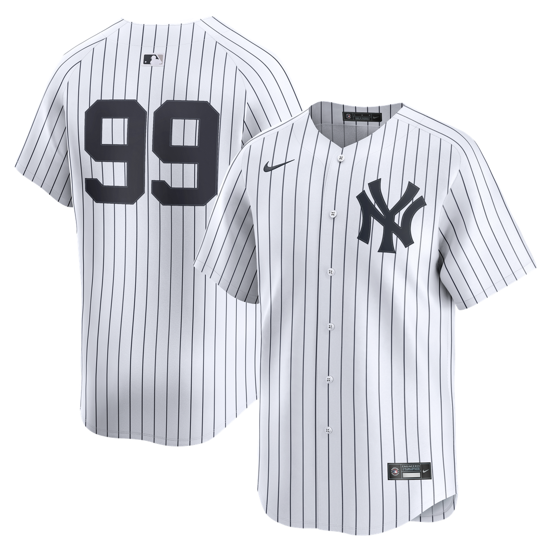 New York Yankees Aaron Judge Nike White Home Limited Player Jersey product image 14, provided for visual reference and