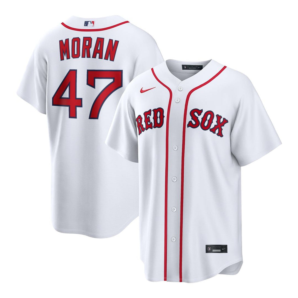 Boston Red Sox Jovani Moran Nike White Home Replica Jersey product image 1, provided for visual reference and product detail