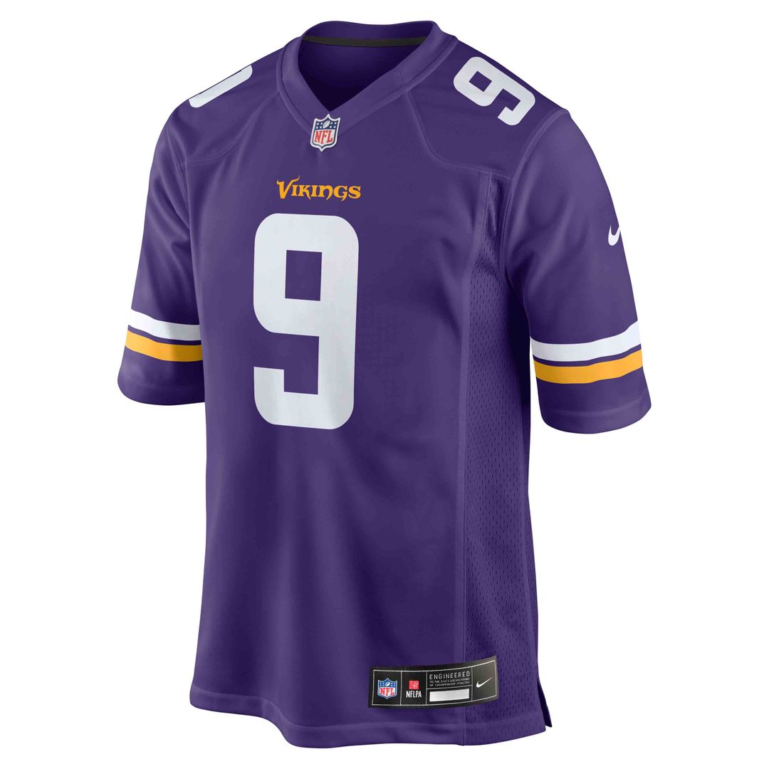 Minnesota Vikings J.J. McCarthy Nike White Alternate Game Player Jersey product image 8, provided for visual reference and