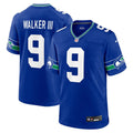 Seattle Seahawks Kenneth Walker III Nike Royal Throwback Player Game Jersey product image 1, provided for visual reference