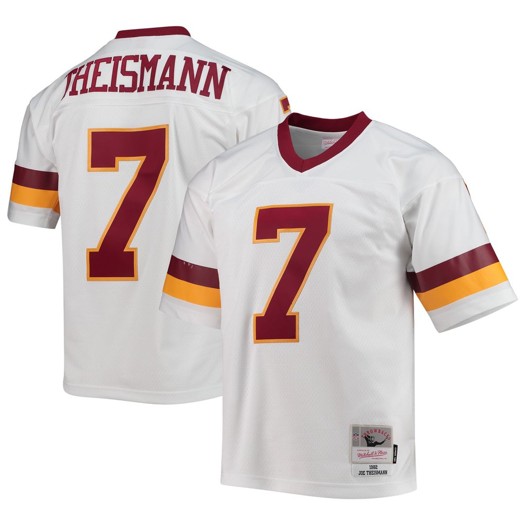 Washington Football Team Joe Theismann Mitchell & Ness White Legacy Replica Jersey product image 1, provided for visual