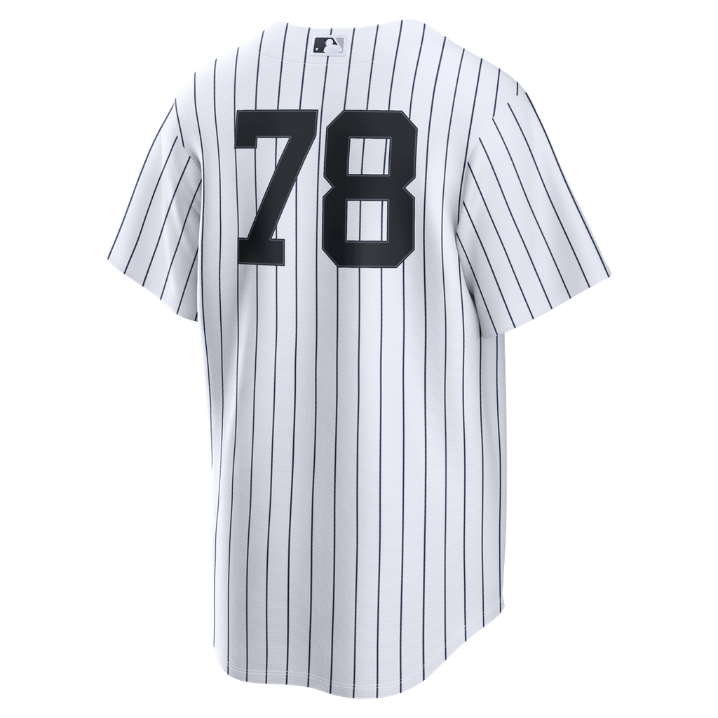 New York Yankees Spencer Jones Nike White Home Replica Jersey product image 5, provided for visual reference and product