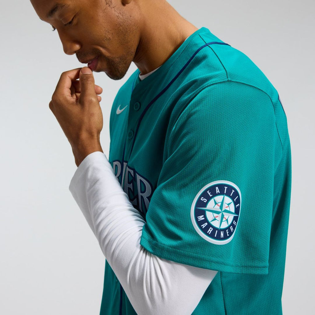 Seattle Mariners Cal Raleigh Nike Teal Alternate Limited Jersey product image 8, provided for visual reference and product