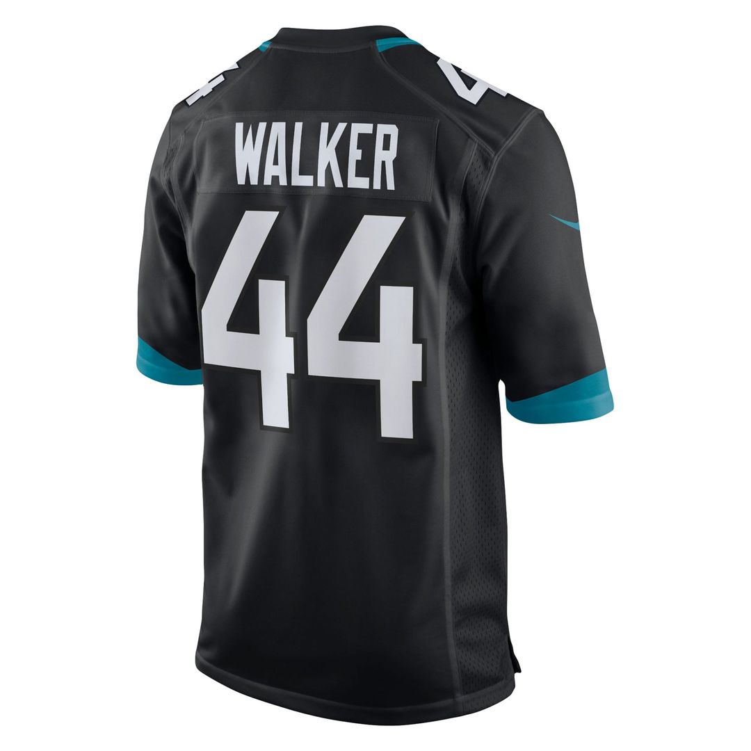 Jacksonville Jaguars Travon Walker Nike Black Player Game Jersey product image 9, provided for visual reference and product
