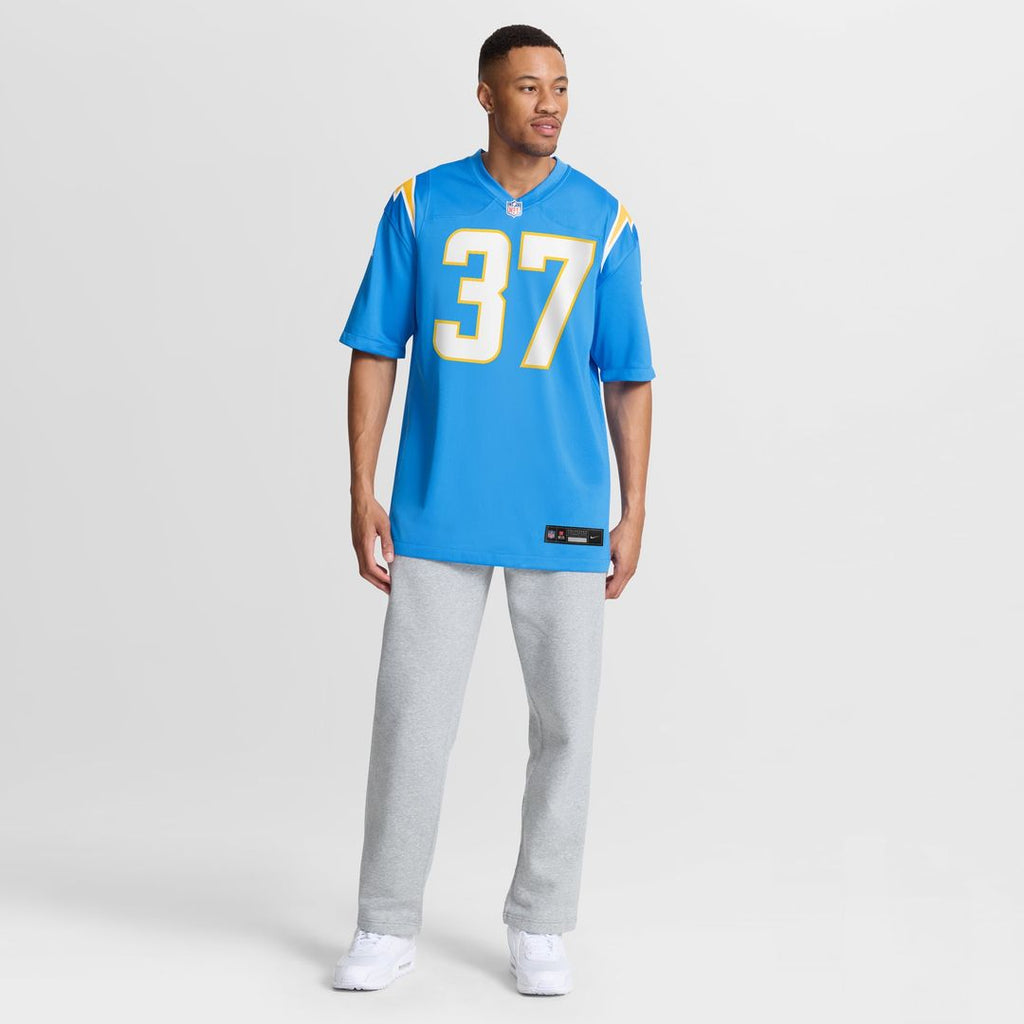 Los Angeles Chargers Isas Waxter Nike Powder Blue Team Game Jersey product image 4, provided for visual reference and
