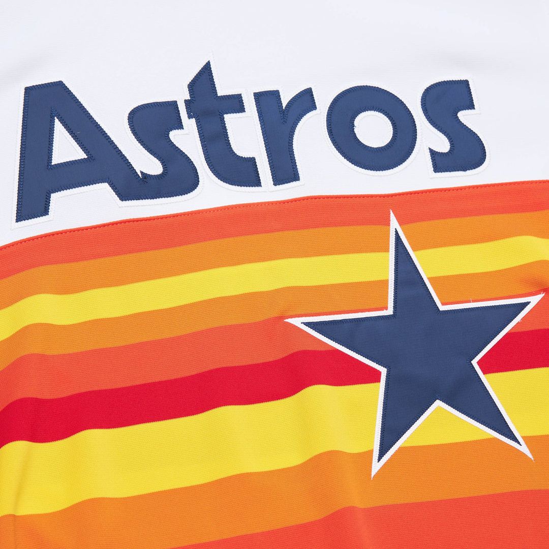 Houston Astros Jeff Bagwell Mitchell & Ness White 2004 Cooperstown Collection Authentic Throwback Jersey product image 4,