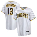 San Diego Padres Manny Machado Nike White Home Replica Player Jersey product image 1, provided for visual reference and
