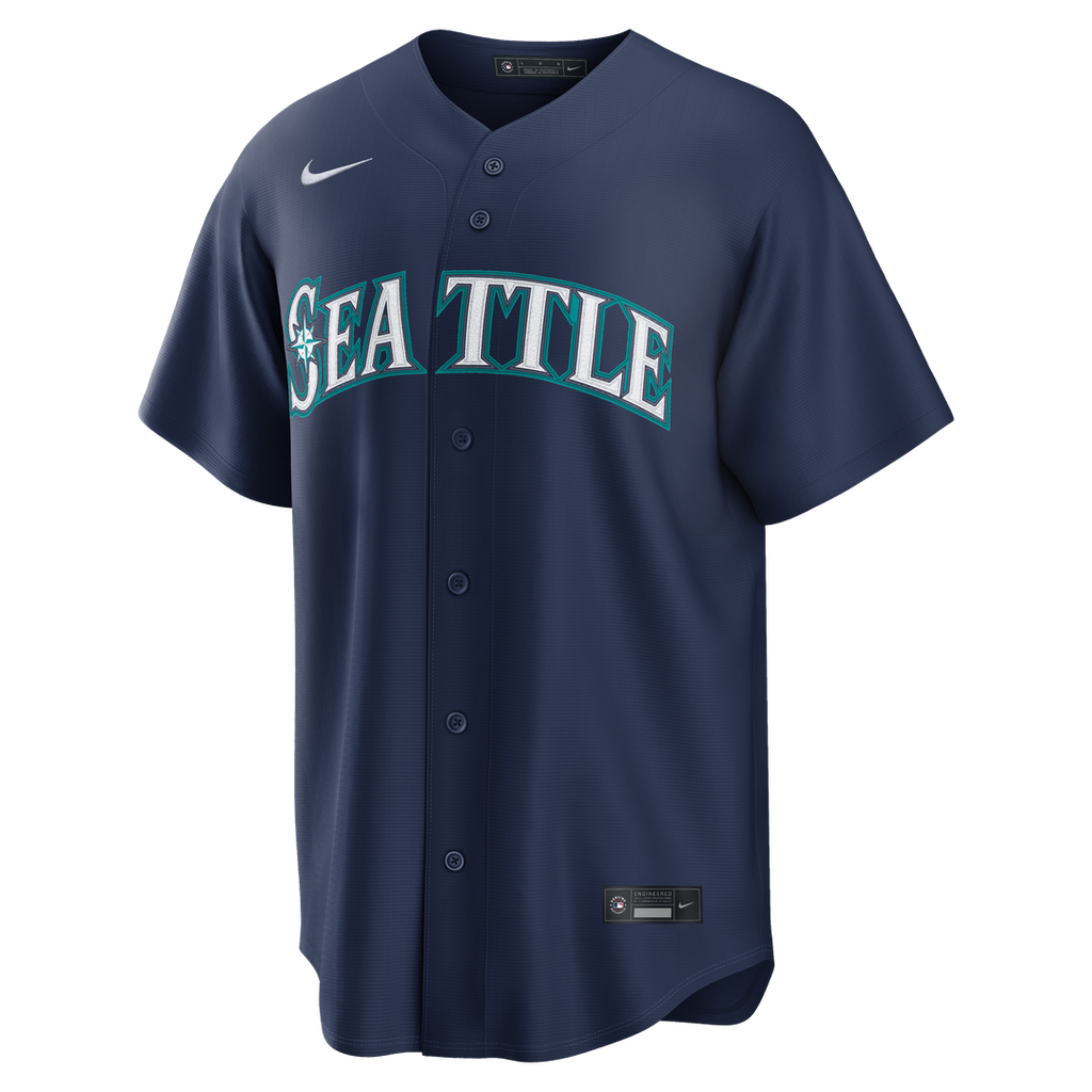 Seattle Mariners Cal Raleigh Nike Teal Alternate Replica Jersey product image 11, provided for visual reference and product