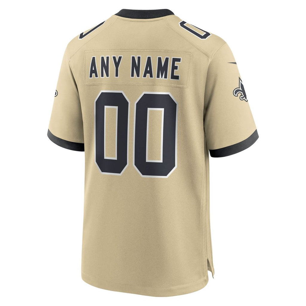 New Orleans Saints Nike White Alternate Custom Game Jersey product image 17, provided for visual reference and product