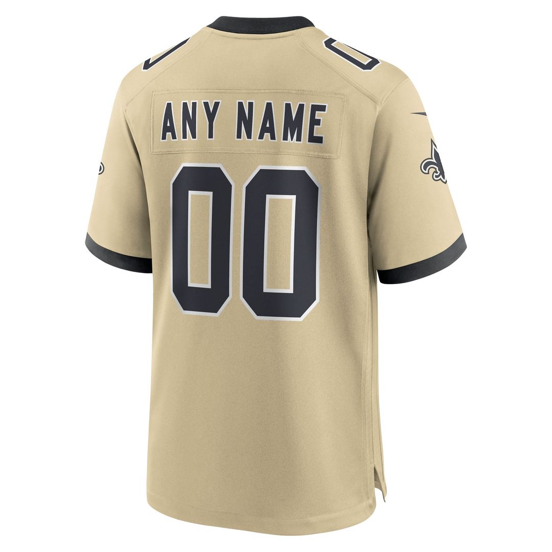 New Orleans Saints Nike White Alternate Custom Game Jersey product image 17, provided for visual reference and product
