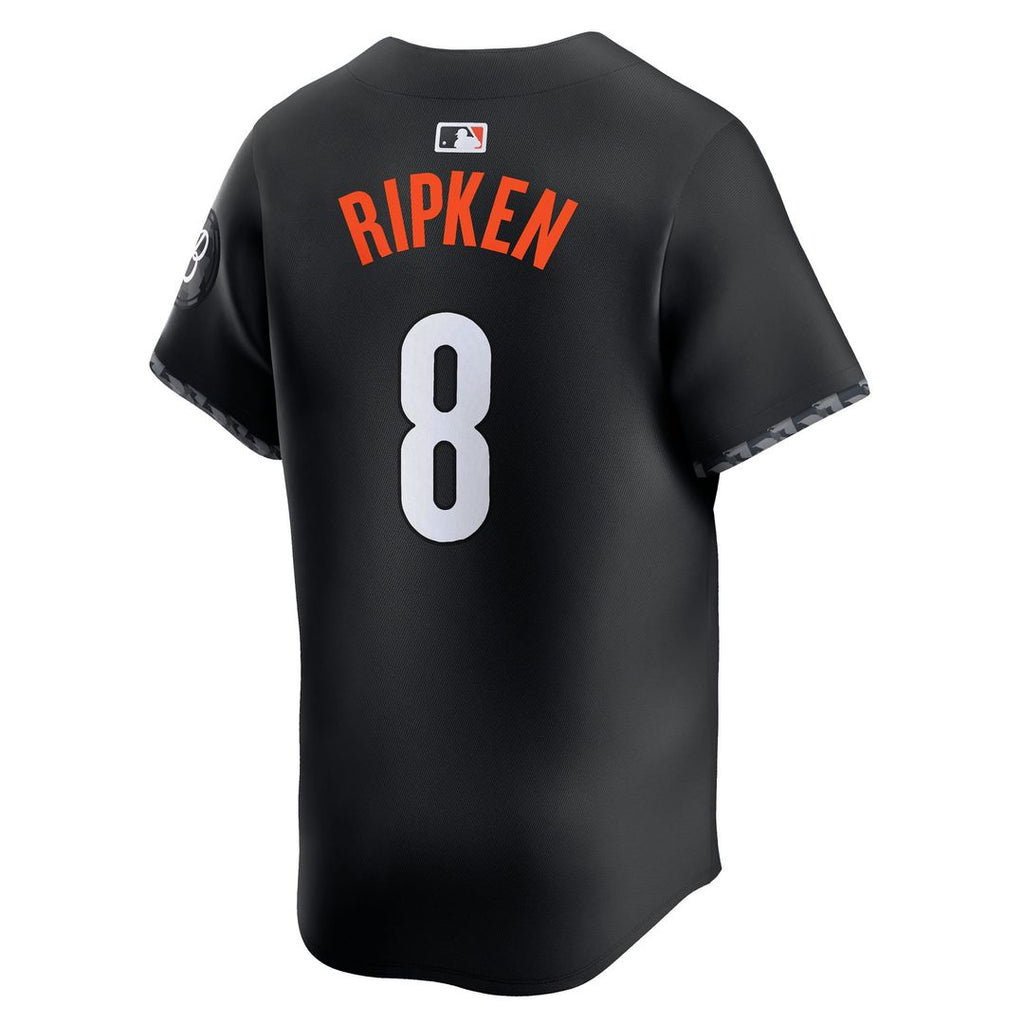 Baltimore Orioles Cal Ripken Jr. Nike Black City Connect Limited Player Jersey product image 3, provided for visual
