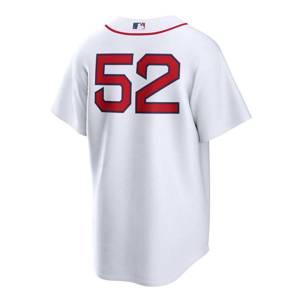 Boston Red Sox Wilyer Abreu Nike White Home Replica Jersey product image 3, provided for visual reference and product detail