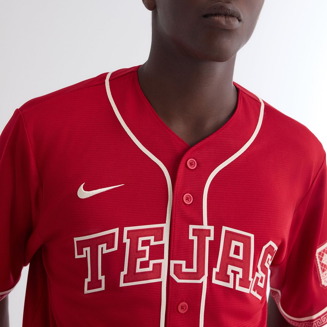 Texas Rangers Nike Red 2026 City Connect Stadium Jersey product image 8, provided for visual reference and product detail