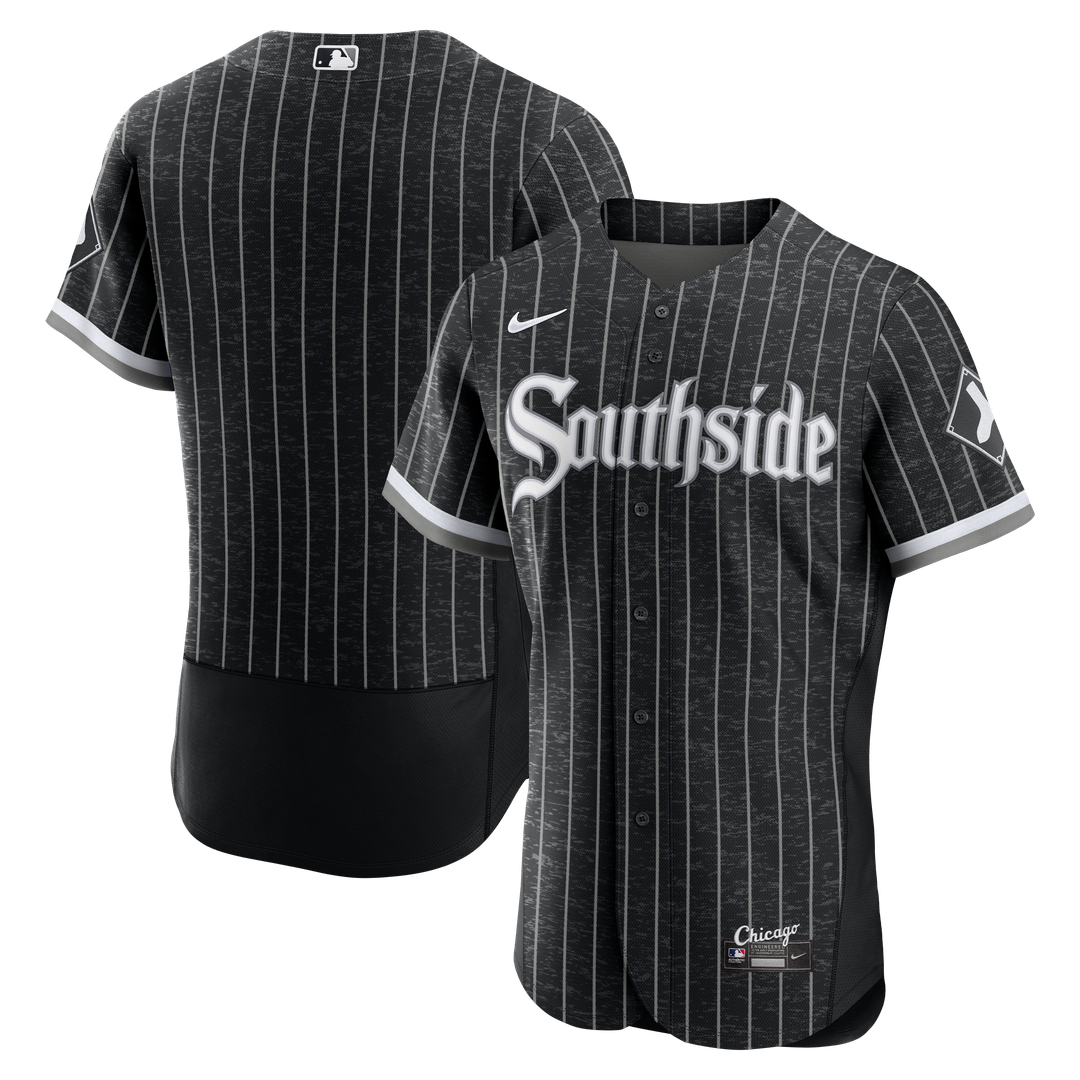 Chicago White Sox Nike Black Alternate Authentic Jersey product image 1, provided for visual reference and product detail