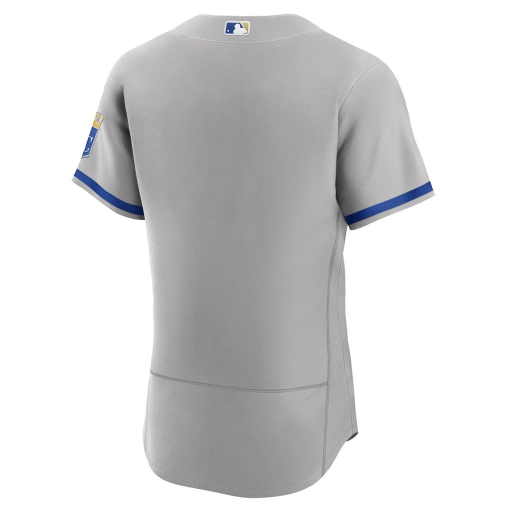 Kansas City Royals Nike Gray 2022 Road Authentic Jersey product image 6, provided for visual reference and product detail
