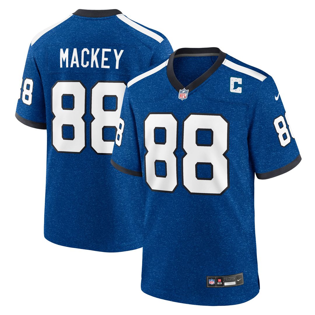 Indianapolis Colts John Mackey Nike Royal Game Retired Player Jersey product image 13, provided for visual reference and