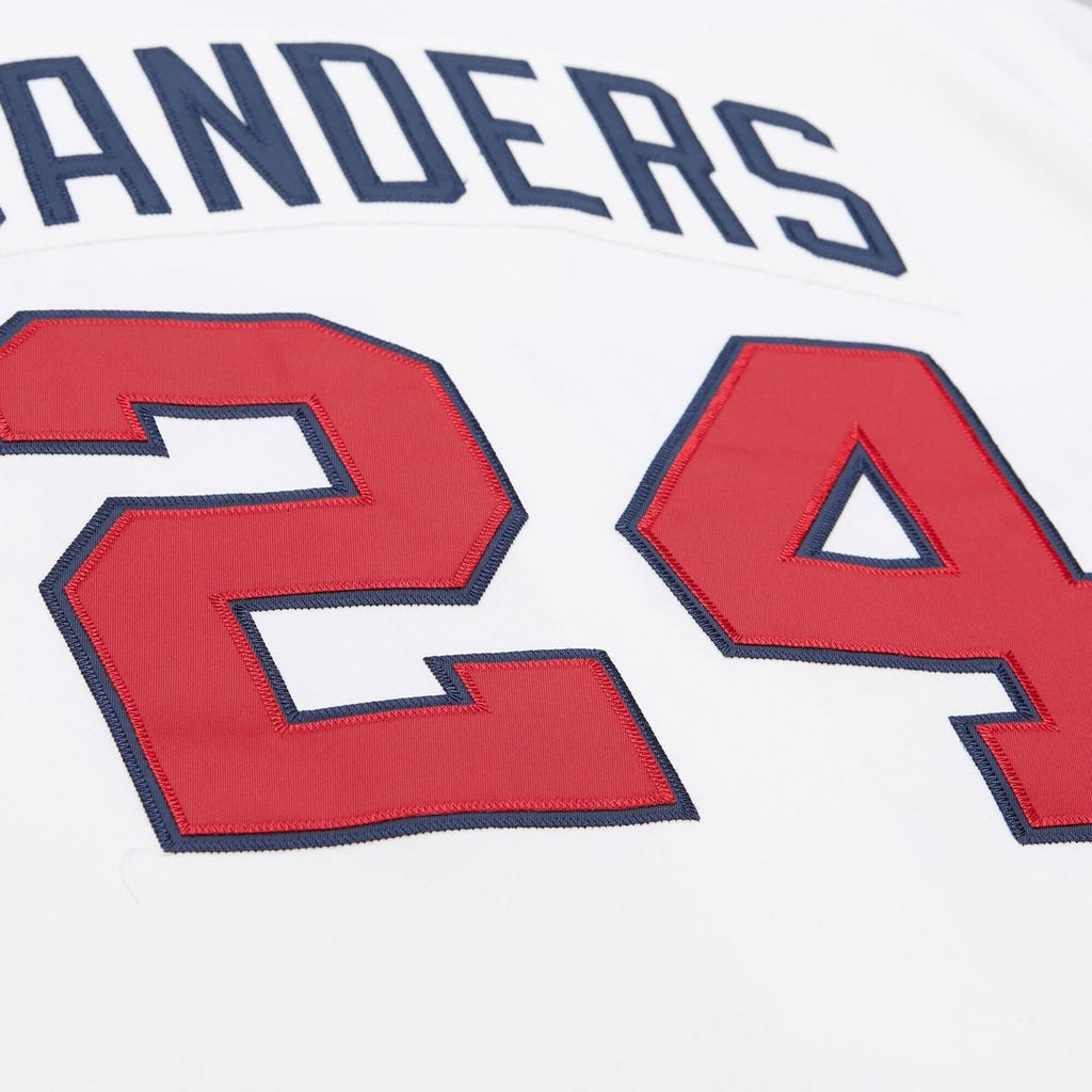 Atlanta Braves Deion Sanders Mitchell & Ness White Cooperstown Collection 1992 Authentic Jersey product image 6, provided