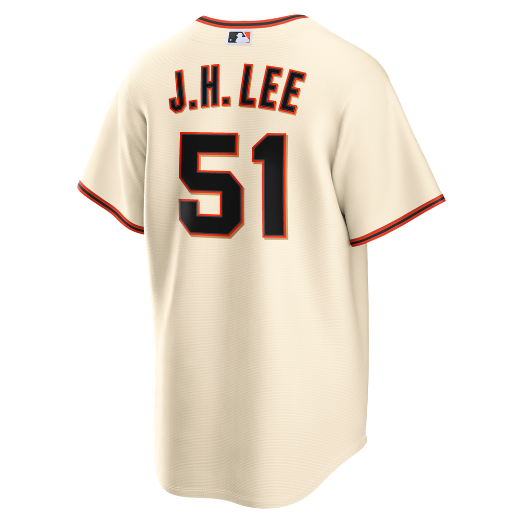 San Francisco Giants Jung Hoo Lee Nike Cream Home Replica Jersey product image 3, provided for visual reference and product