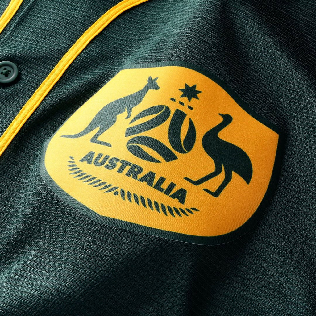Australia National Team x MLB Nike Green Stadium Replica Jersey product image 5, provided for visual reference and product