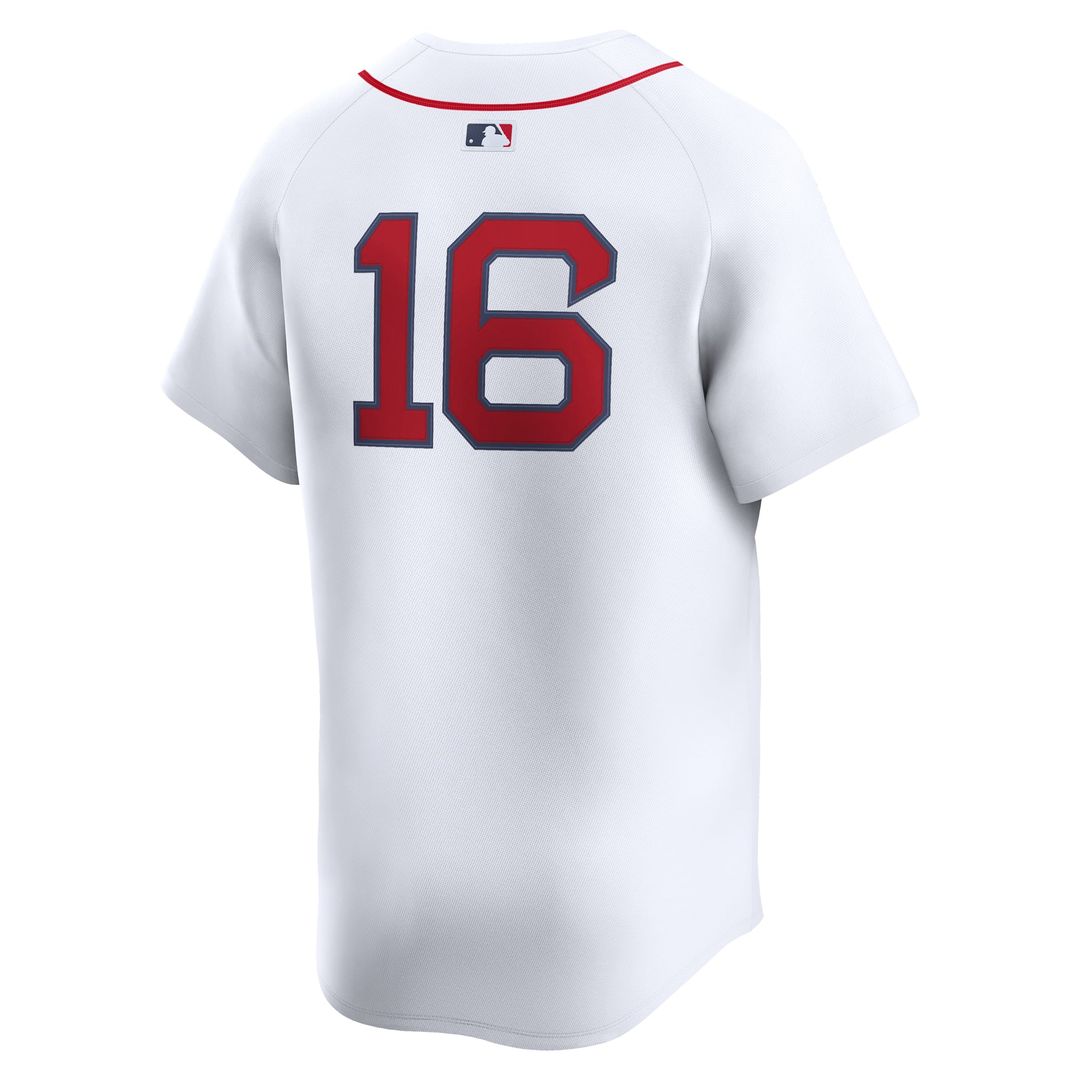 Boston Red Sox Jarren Duran Nike White Home Limited Player Jersey product image 3, provided for visual reference and product