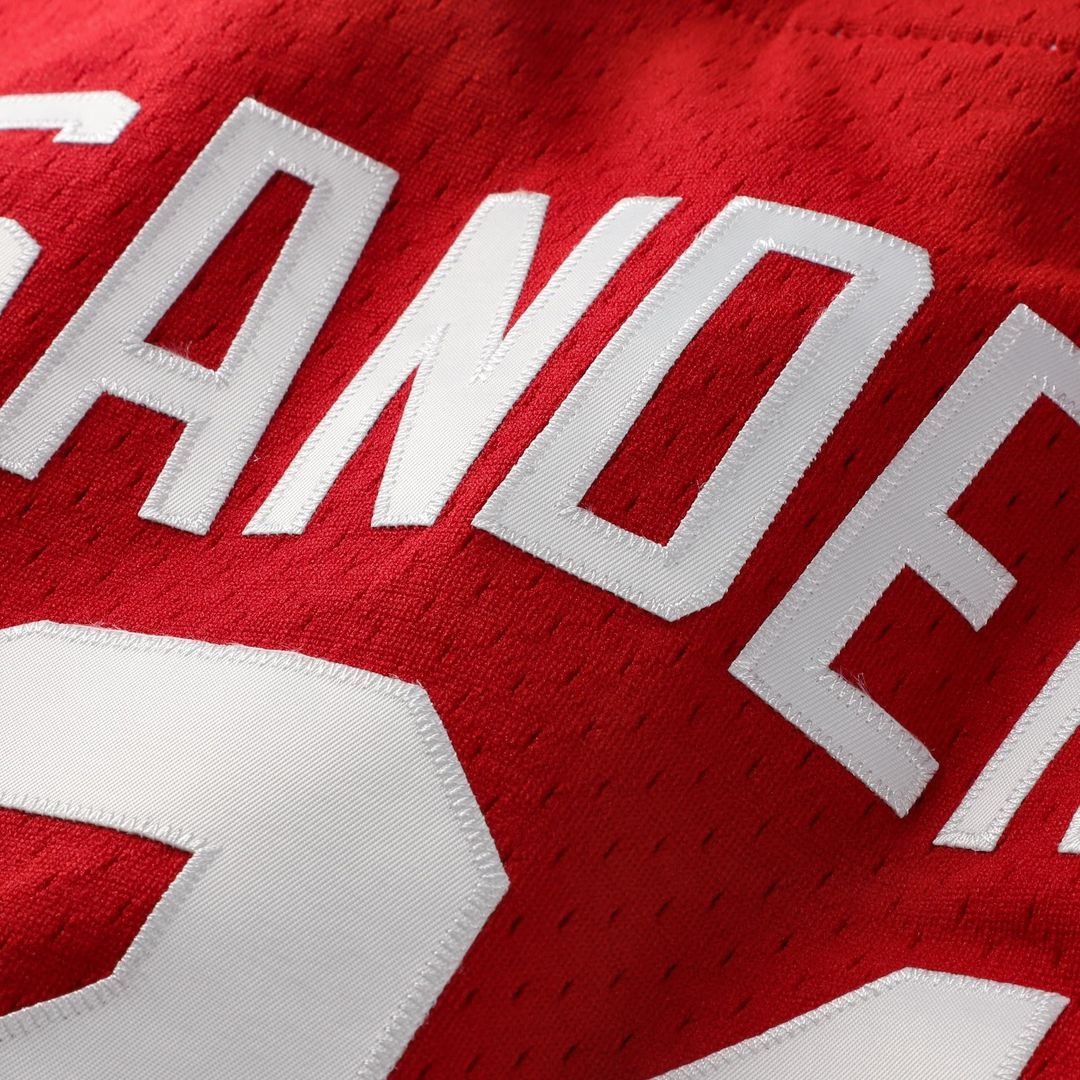 Cincinnati Reds Deion Sanders Mitchell & Ness Red Cooperstown Mesh Batting Practice Button-Up Jersey product image 5,
