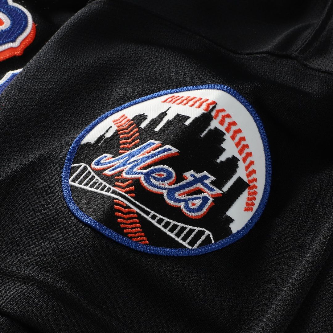 New York Mets Mike Piazza Mitchell & Ness Black Cooperstown Collection 2000 Batting Practice Jersey product image 6,
