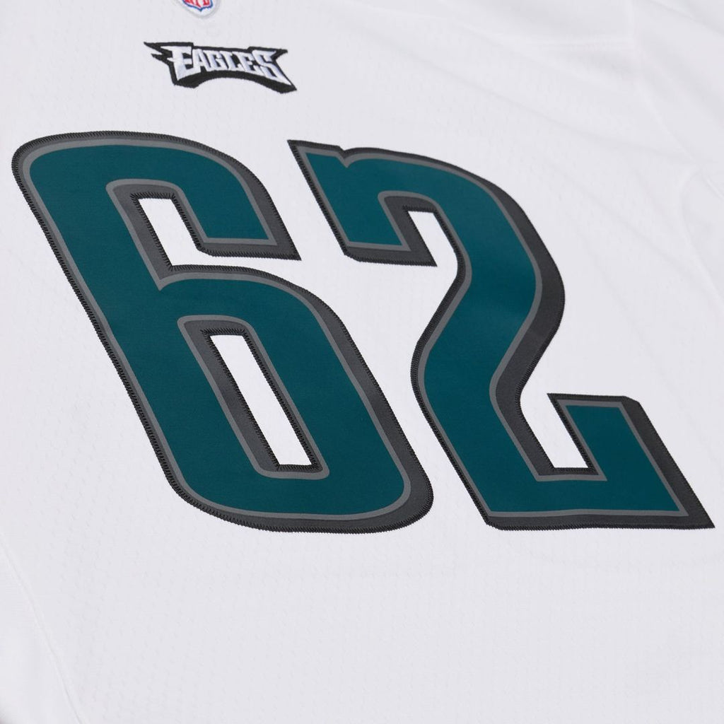Philadelphia Eagles Jason Kelce Mitchell & Ness White 2011 Legacy Replica Player Jersey product image 5, provided for visual