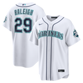 Seattle Mariners Cal Raleigh Nike White Home Stadium 50th Season Patch Jersey product image 1, provided for visual reference