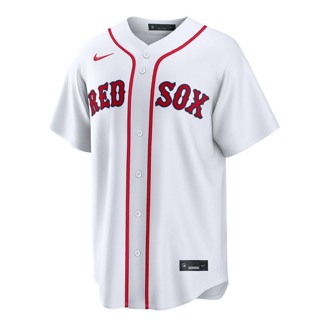 Boston Red Sox Jovani Moran Nike White Home Replica Jersey product image 2, provided for visual reference and product detail
