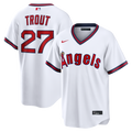 Los Angeles Angels Mike Trout Nike White Alternate Replica Jersey product image 1, provided for visual reference and product