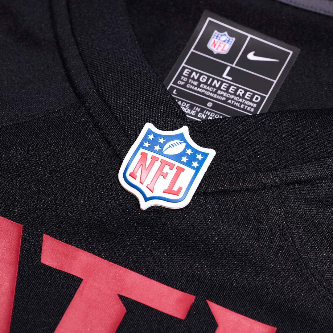 Atlanta Falcons Deven Thompkins Nike Black Team Game Jersey product image 4, provided for visual reference and product