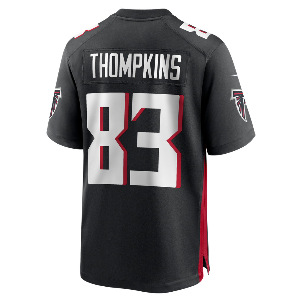 Atlanta Falcons Deven Thompkins Nike Black Team Game Jersey product image 3, provided for visual reference and product