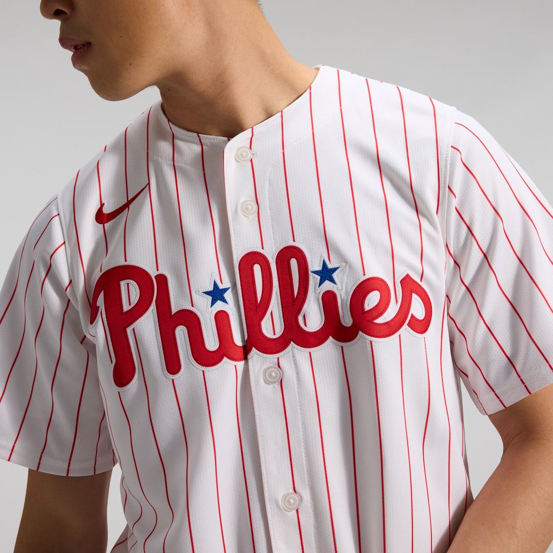 Philadelphia Phillies J.T. Realmuto Nike White Home Limited Player Jersey product image 9, provided for visual reference and