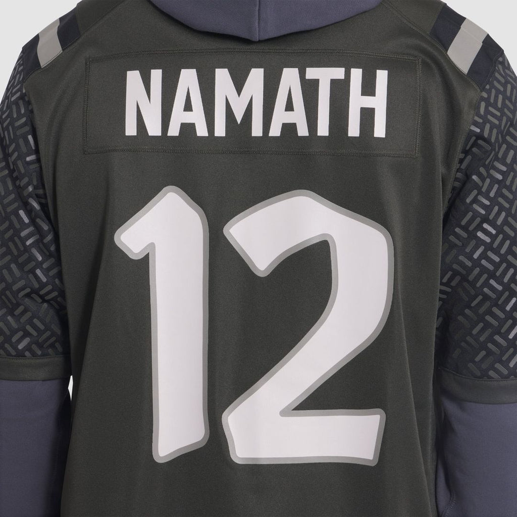 New York Jets Joe Namath Nike Green Rivalries Collection Retired Player Game Jersey product image 7, provided for visual