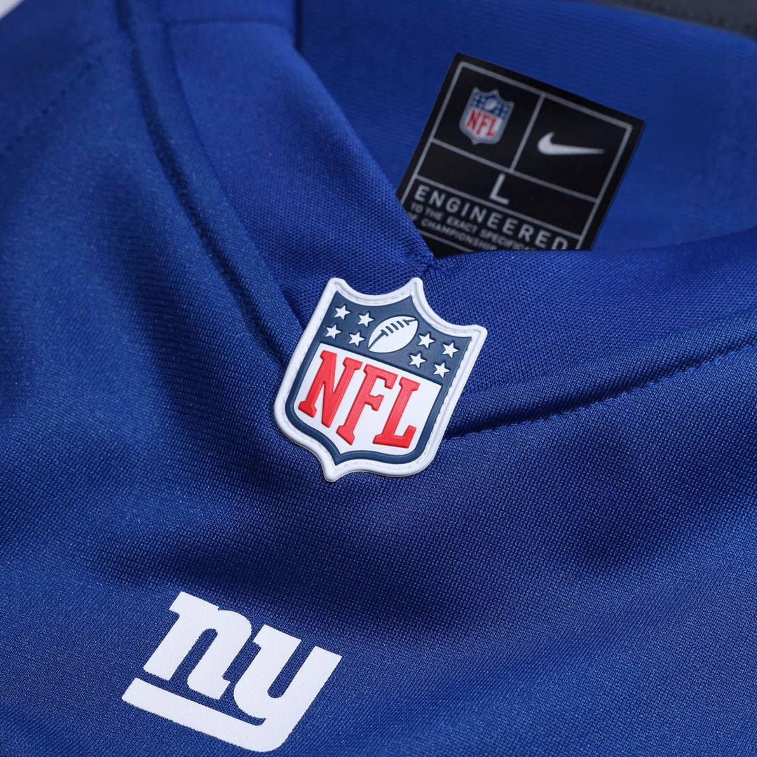New York Giants D.J. Reader Nike Royal Game Jersey product image 6, provided for visual reference and product detail review