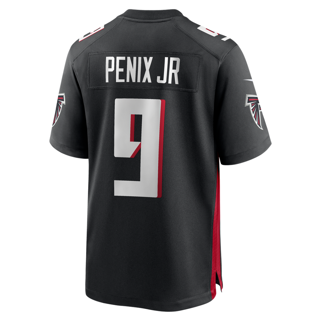 Atlanta Falcons Michael Penix Jr. Nike Black Player Game Jersey product image 3, provided for visual reference and product